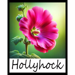 Flower Series: Hollyhock