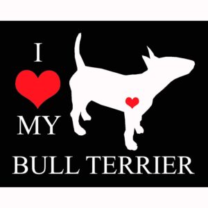 I Heart My Bull Terrier
