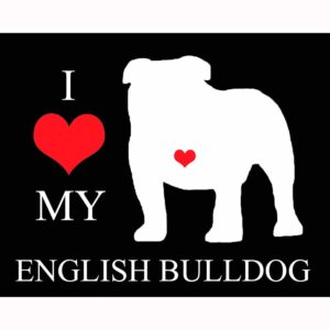 I Heart My English Bulldog