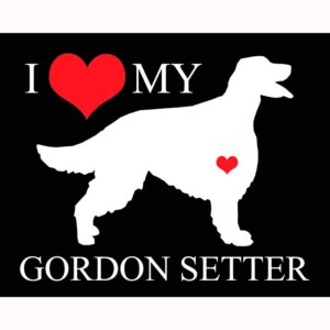 I Heart My Gordon Setter