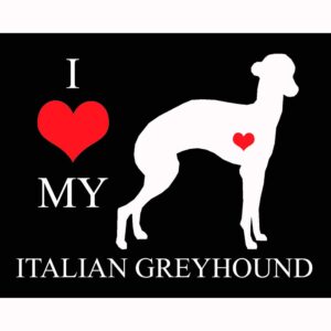 I Heart My Italian Greyhound