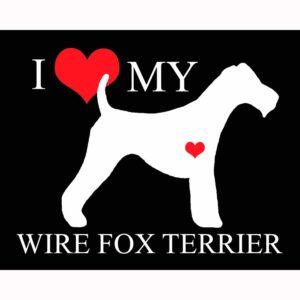 I Heart My Wire Fox Terrier