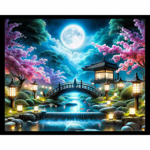 Japanese Garden at Twilight