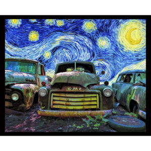 Junkyard Starry Night