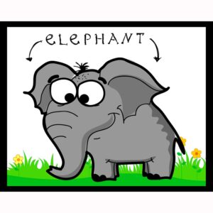 Kid Cartoon - Elephant