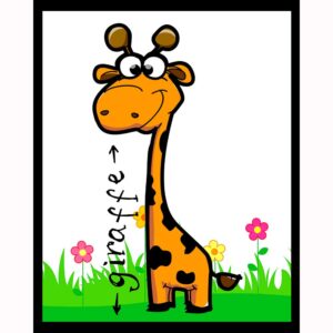 Kid Cartoon - Giraffe