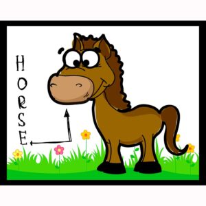 Kid Cartoon - Horse