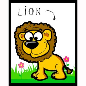 Kid Cartoon - Lion