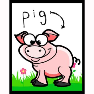 Kid Cartoon - Pig