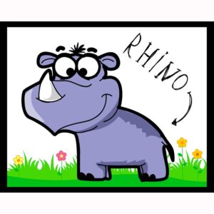 Kid Cartoon - Rhino