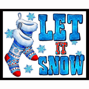 Let it Snow Stockings