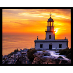 Lighthouse in Santorini