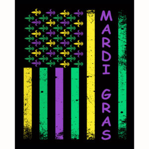 Mardi Gras Flag