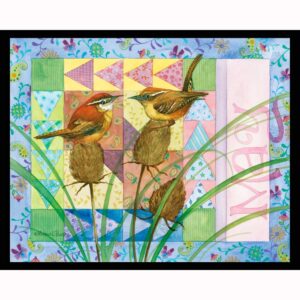 May - Wrens Visit Over Teasel