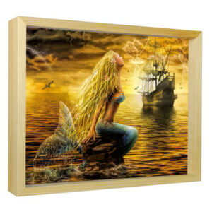 Mermaid Farewell - Sun Art Print