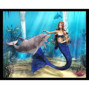 Mermaid and Dolphin