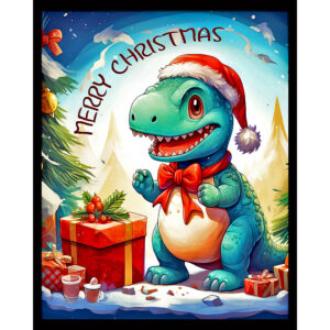 Merry Christmas Dinosaur