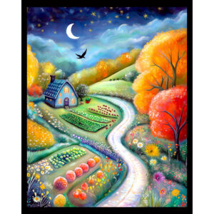 Moonlit Garden Path