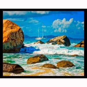 Moored - The Baths, BVI