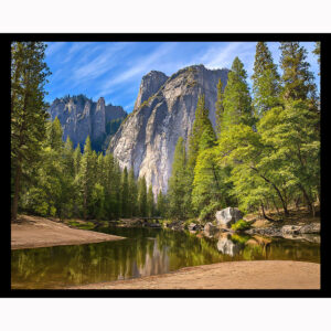 Mountain Lake and Forest