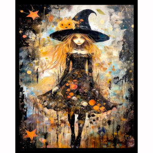 Mystical Halloween Witch