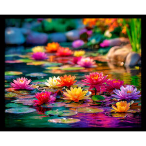 Painted Water Lilies