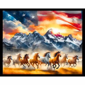 Patriotic Horses