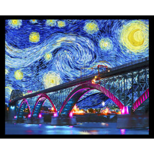 Peace Bridge Starry Night