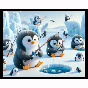 Penguins Fishing
