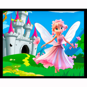 Pink Fairy and Castle