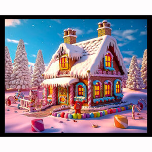 Pink Gingerbread House