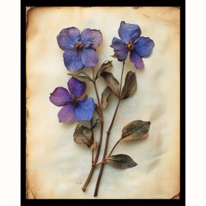 Pressed Violets