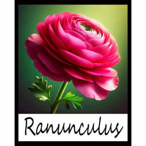Flower Series: Ranunculus