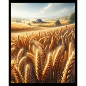 Rolling Wheat Field