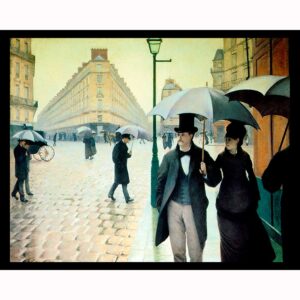 Rue de Paris in Wet Weather