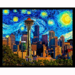 Seattle Starry Night