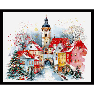 Snow at the Clock Tower