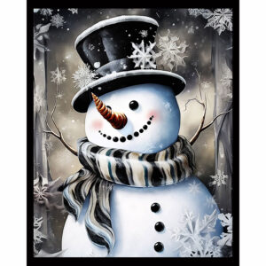 Snowman Cheer - Vertical