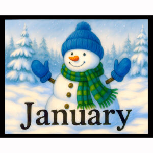 Snowman January