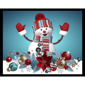 Snowman and Decorations