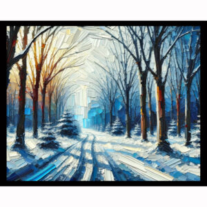 Snow's Vivid Embrace