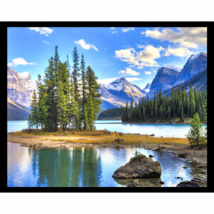 Spirit Island in Maligne Lake