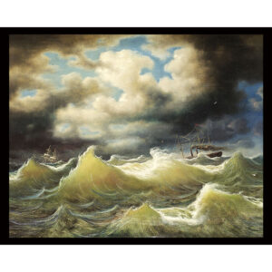 Steamboat on Stormy Water