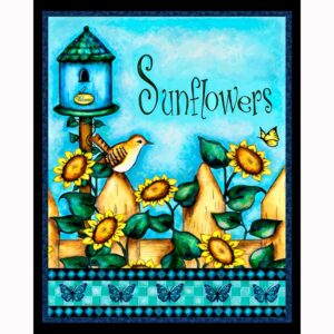 Sunflowers and Fence