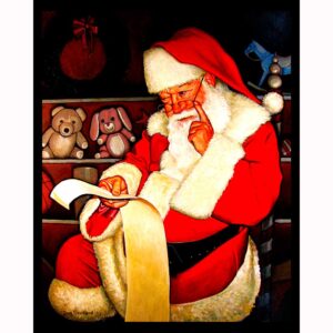Thoughtful Santa
