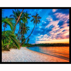 Tropical Beach at Sunset