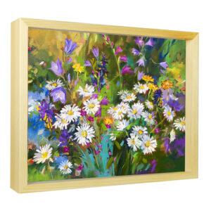Flowers In Oil - Sun Art Print