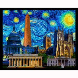 Washington DC Starry Night