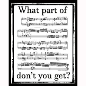 What Part Don't You Get?