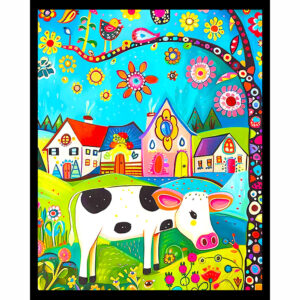 Whimsical Cow